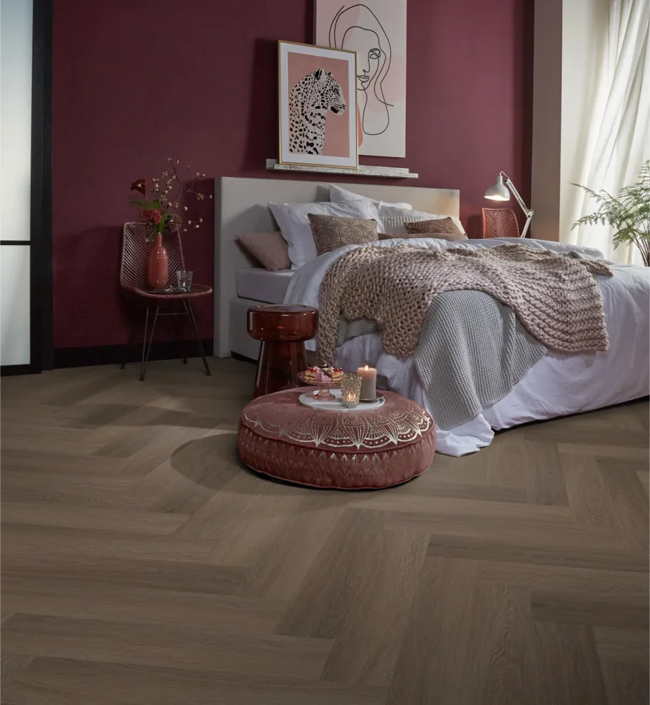 Ambiant Spigato Estino visgraat click SRC brown - Arpi Woontrend Barendrecht - PVC Vloeren barendrecht